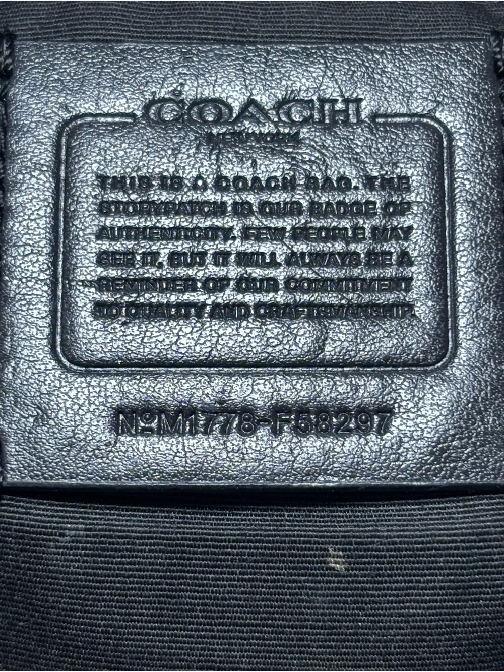 Coach Signature Crossbody Bag F58297 Black And Smoke Gray